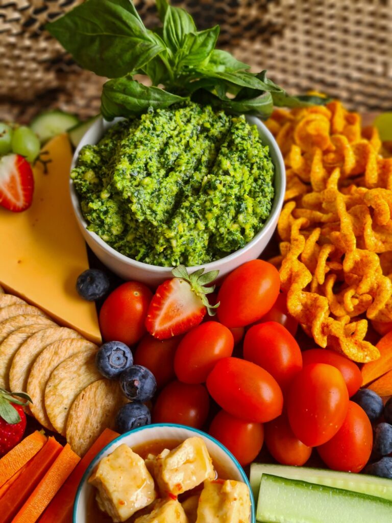 Easy Vegan Basil Dip